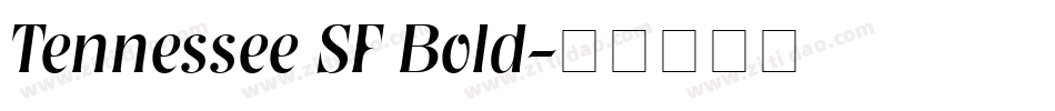 Tennessee SF Bold字体转换